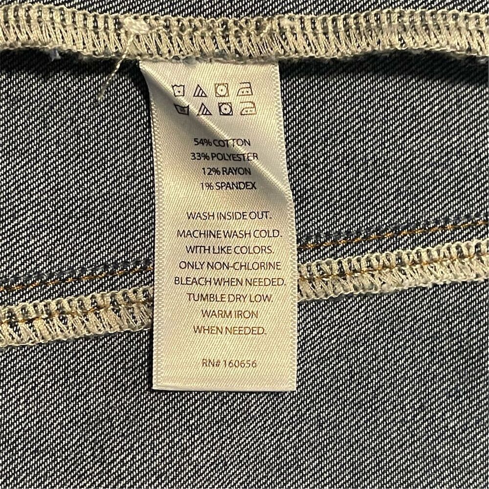 Rachel Zoe Women's Blue Denim Corset Top Size M Casual Blouse - Picture 4 of 7